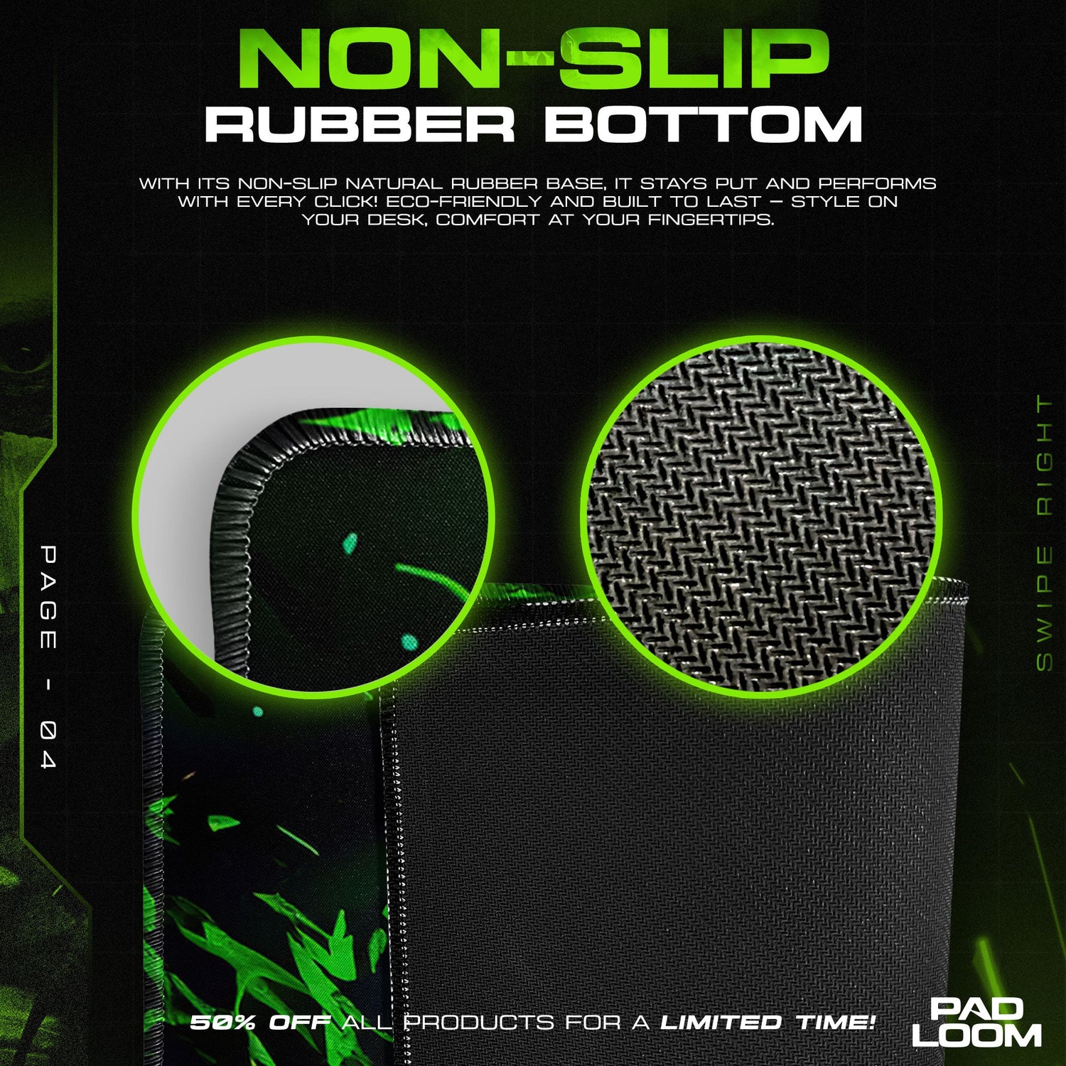 Gon Freecss Rage Form Mouse Pad, Hunter x Hunter Gaming Desk Mat Padloom