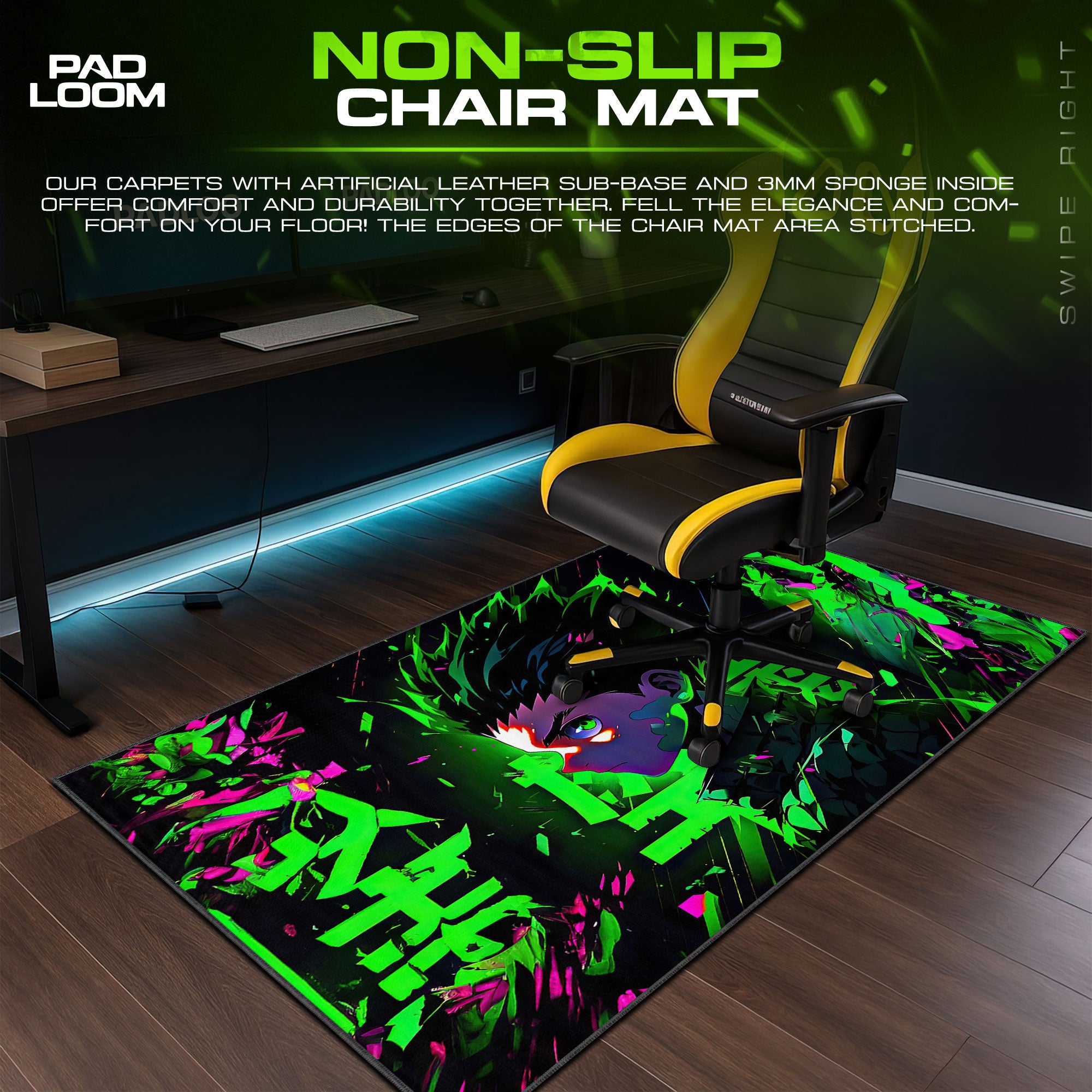 Gon Freecss Rage Form Mouse Pad, Hunter x Hunter Gaming Desk Mat