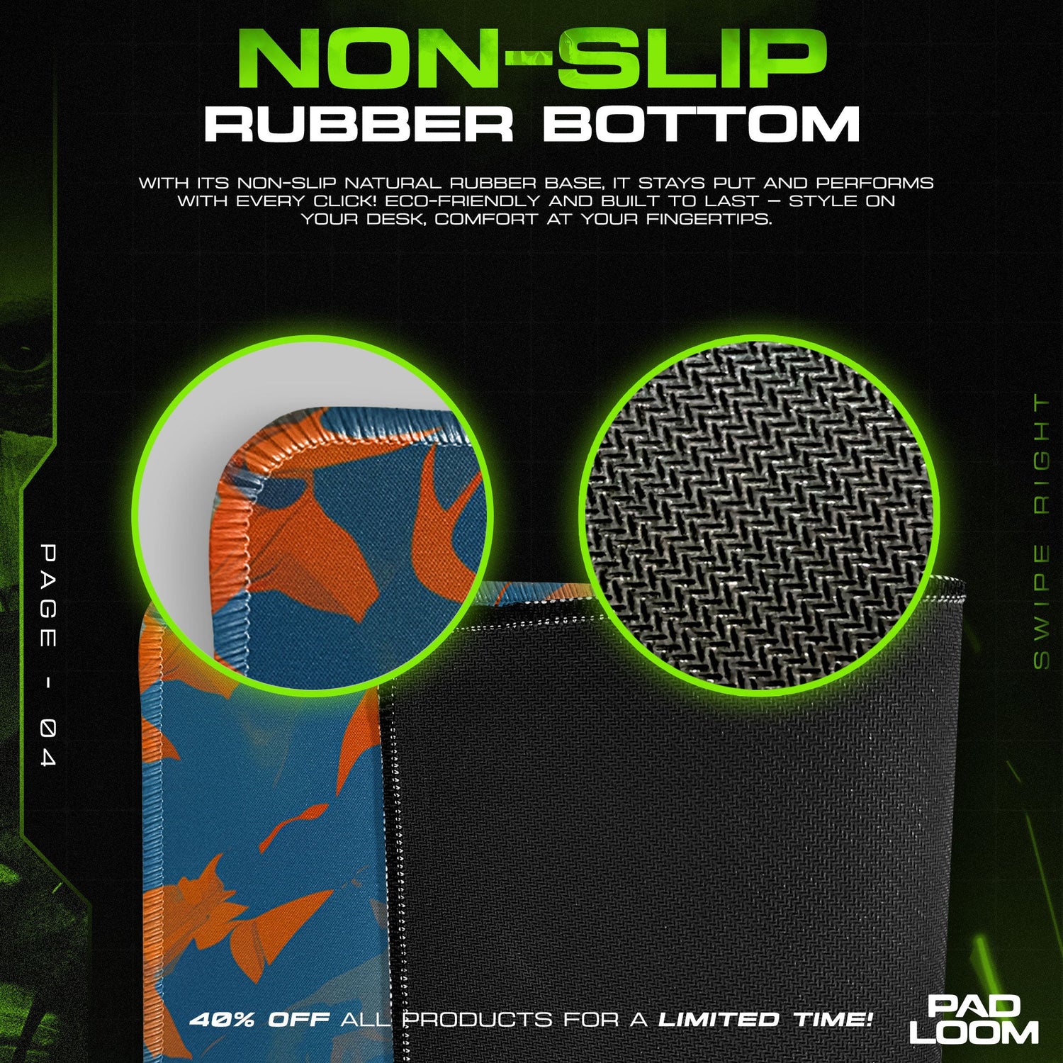 Gon Freecss Windbound Mouse Pad, Hunter x Hunter Anime Desk Mat Padloom