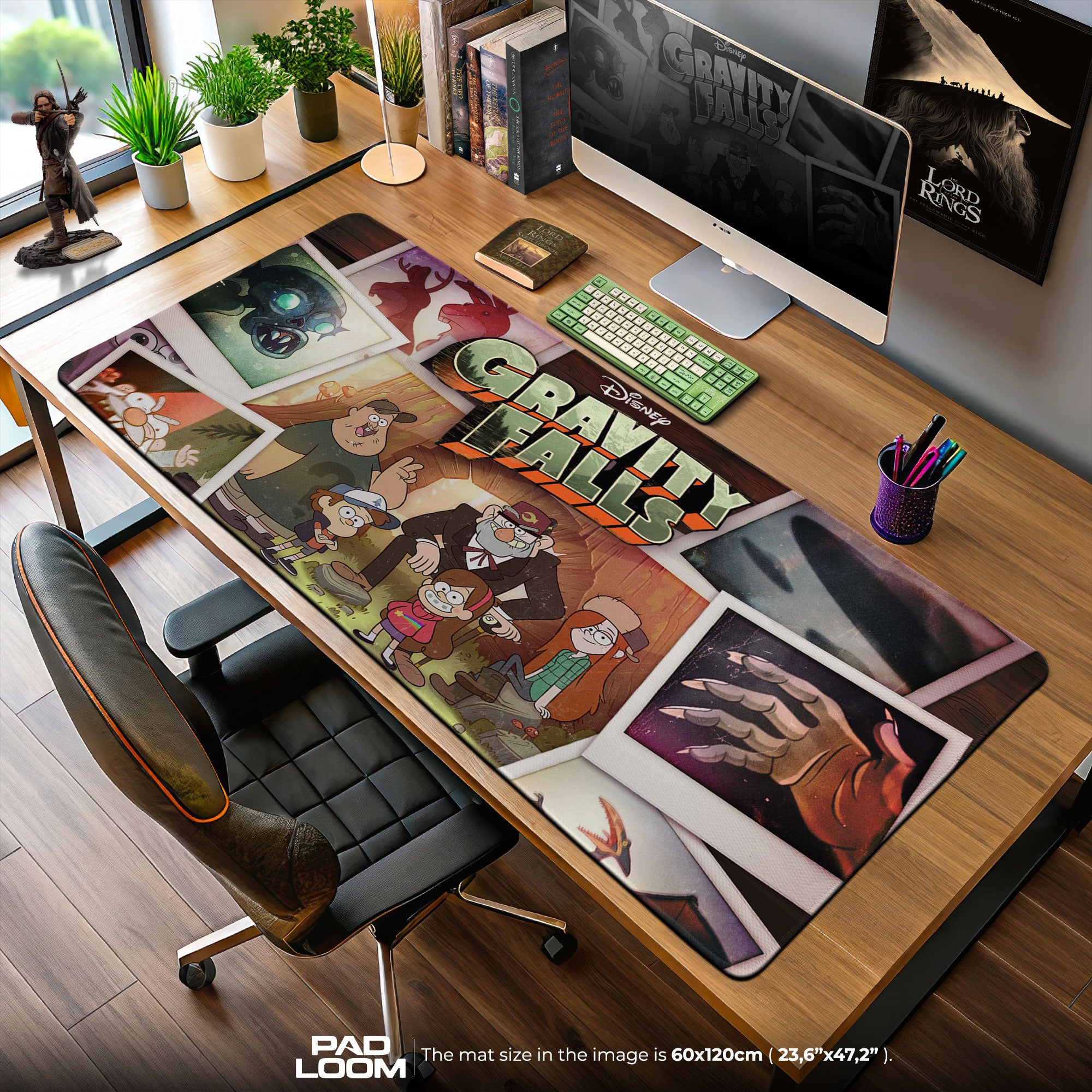 Gravity Falls Mouse Pad, Mystery Adventure Disney Desk Mat