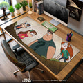 Gravity Falls Mouse Pad, Mystery Crew Cartoon Desk Mat Padloom