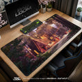 Gravity Falls Mystery Shack Mouse Pad - Retro Forest Desk Mat Padloom