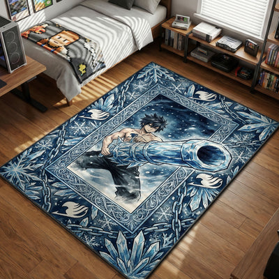 Gray Fullbuster Ice Cannon Rug - Fairy Tail Chair Mat