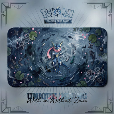 Greninja Pond Playmat - Pokemon TCG Mat