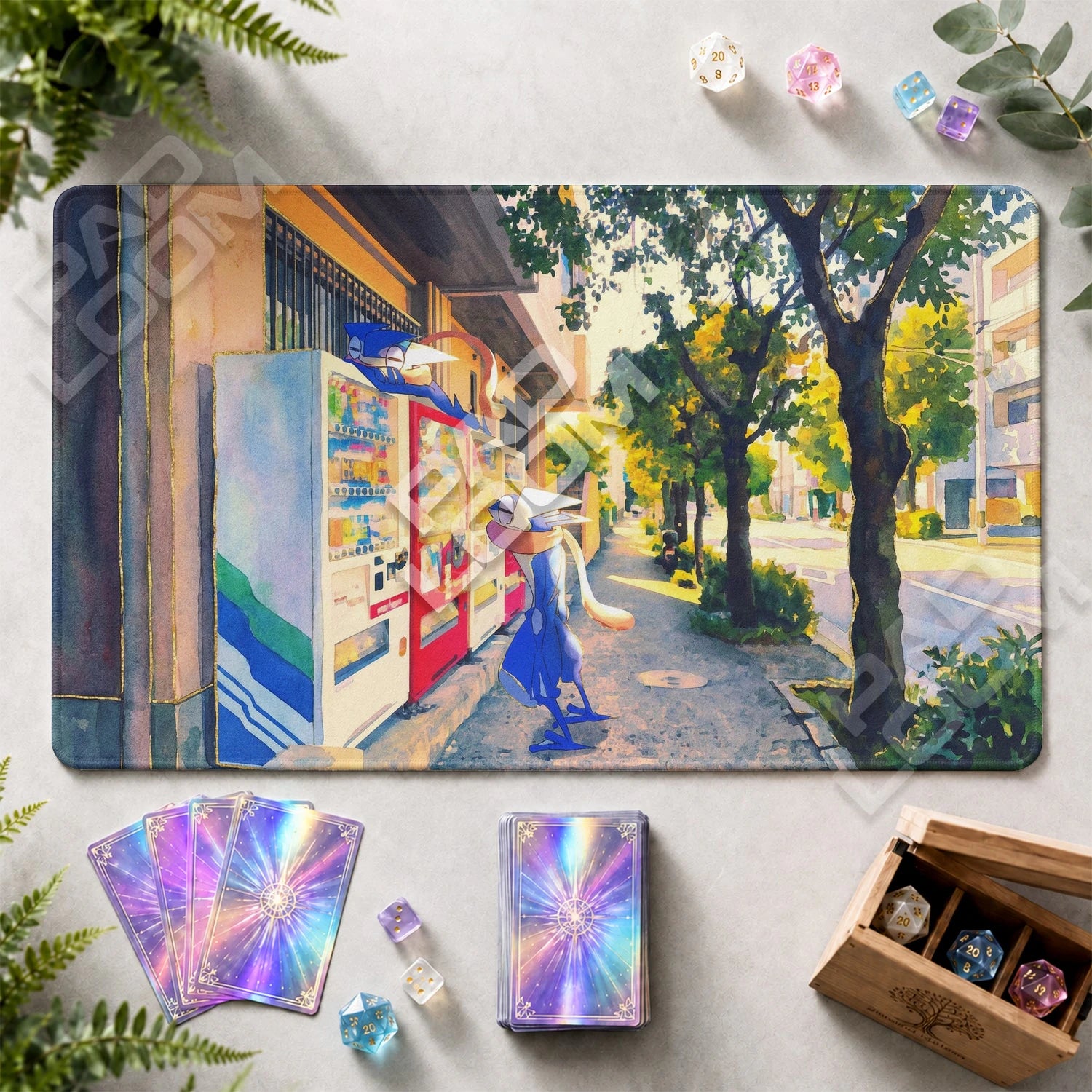Greninja Street Playmat - Pokemon TCG Mat