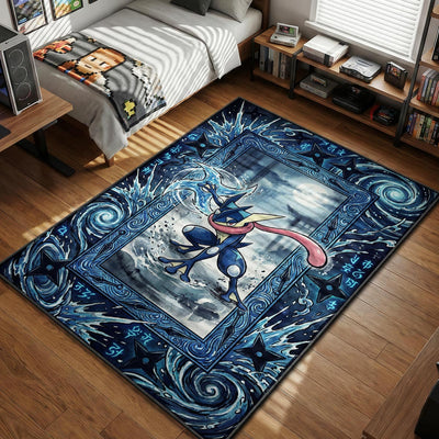 Greninja Water Shuriken Stealth Rug - Pokémon Chair Mat