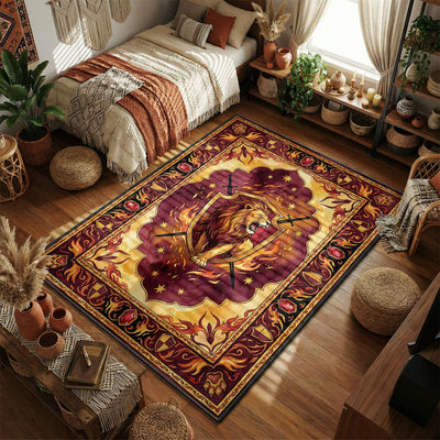Gryffindor Lion Crest Rug - Harry Potter Room Mat