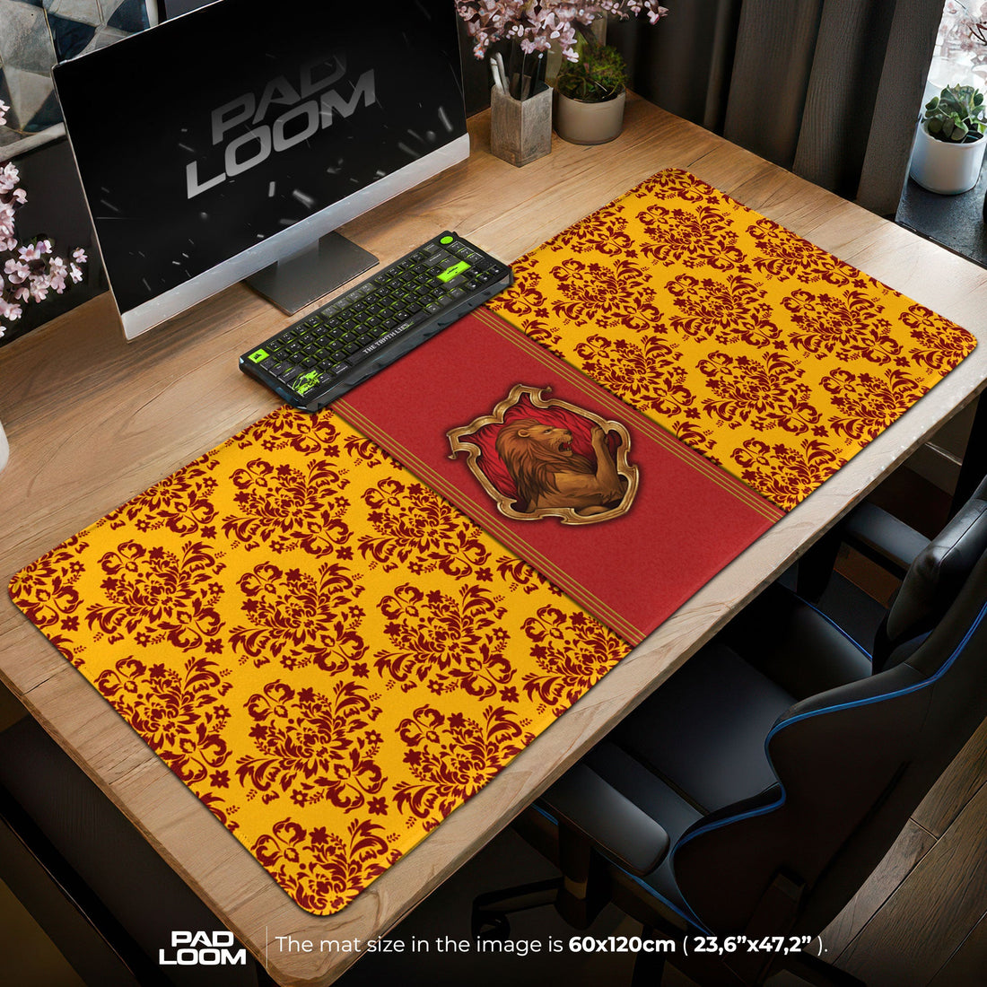 Platform 9 3-4 Mouse Pad - Hogwarts Express Desk Mat Padloom