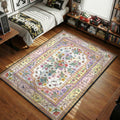 Gucci Floral Insect Pastel Pink and Yellow hypebeast area rug