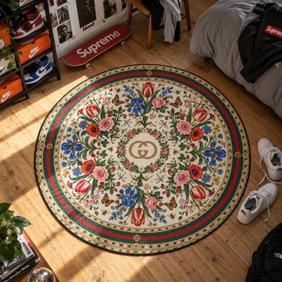 Gucci Garden Round Rug - Hypebeast Chair Mat