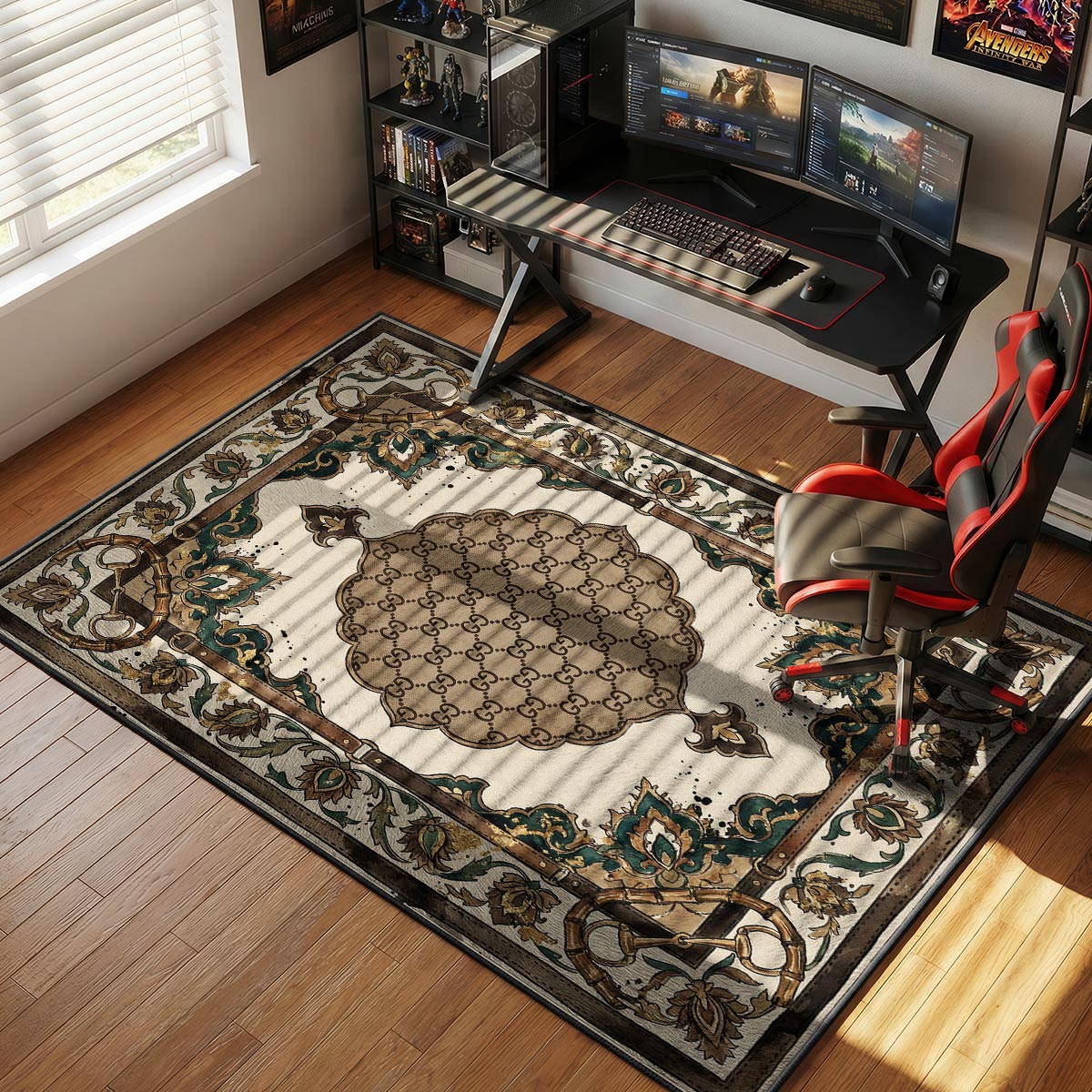 B-12 Rotes Protokollteppich - Streunende Stuhlmatte