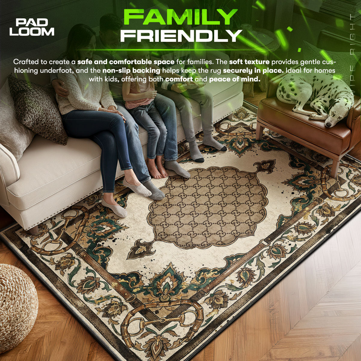 B-12 Rotes Protokollteppich - Streunende Stuhlmatte