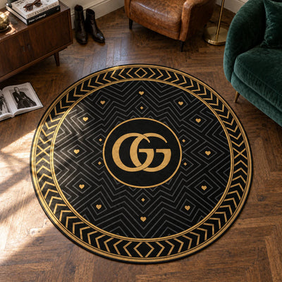 Gucci Golden Round Rug - Hypebeast Chair Mat
