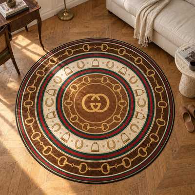 Gucci Horsebit Round Rug - Hypebeast Chair Mat
