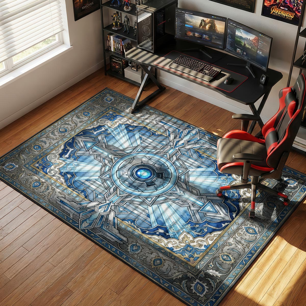 343 Guilty Spark Oracle Rug - Halo Chair Mat