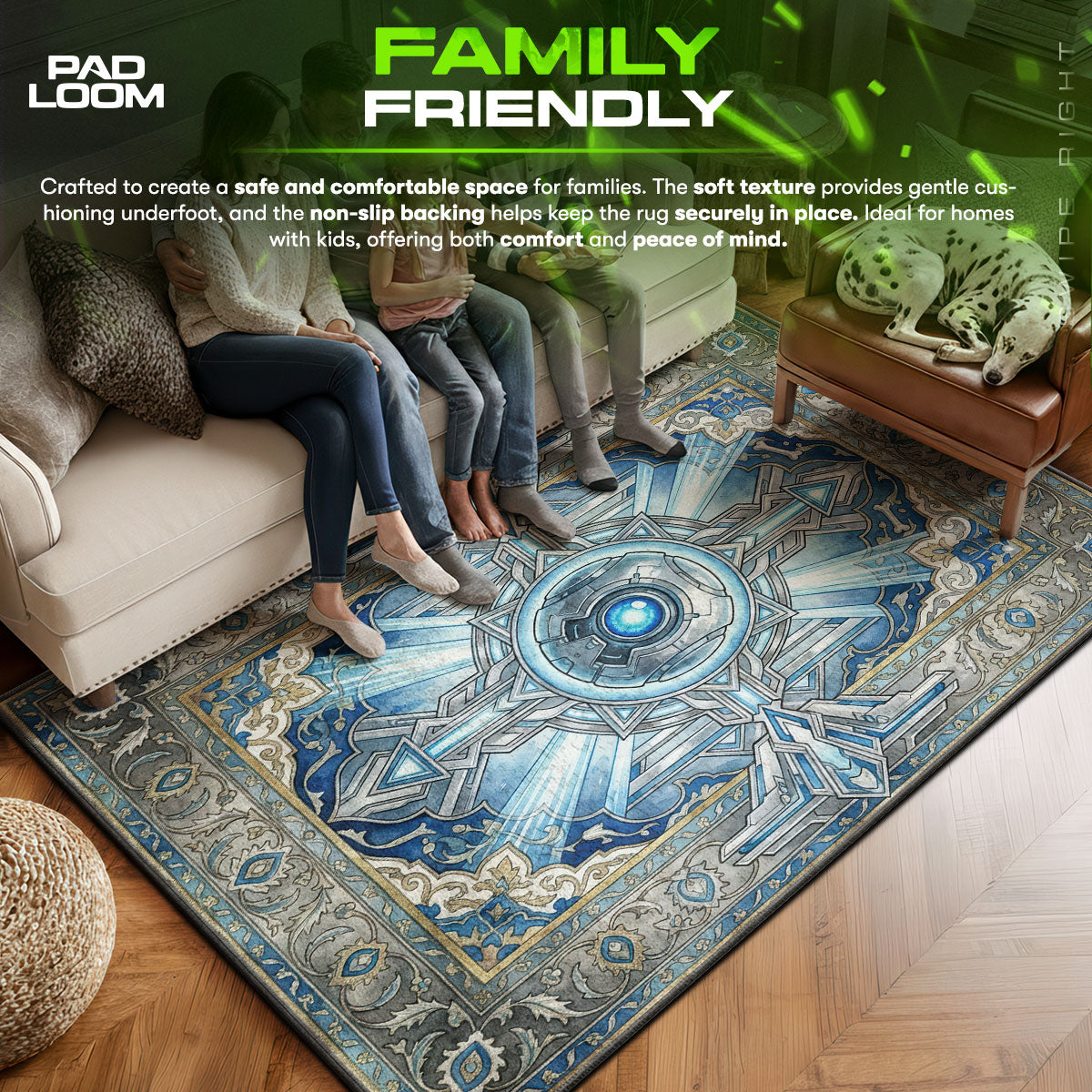 343 Guilty Spark Oracle Rug - Halo Chair Mat