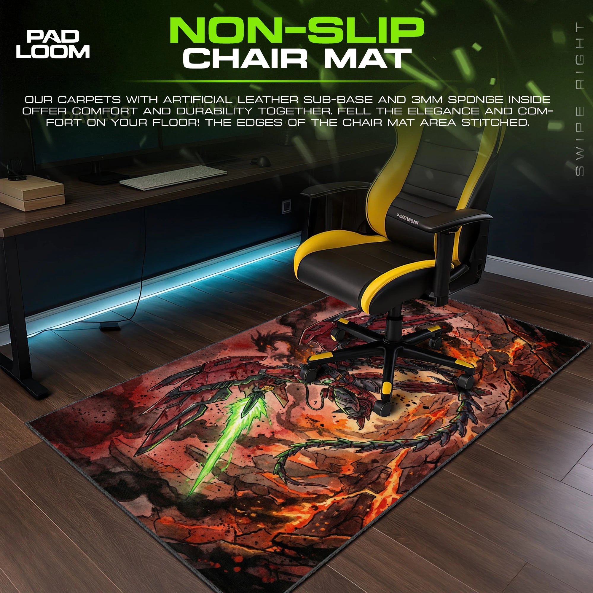 Gundam Epyon Molten Dragon Mouse Pad - Gundam Mat