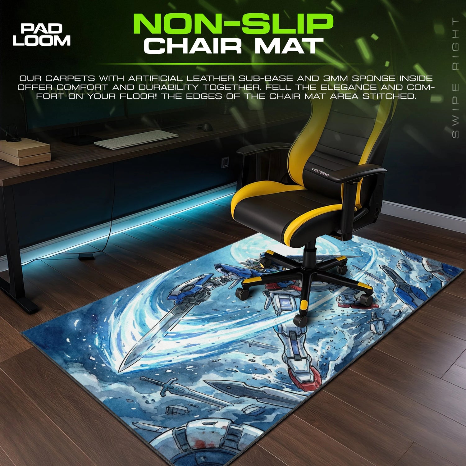 Gundam Exia Moonlit Slash Mouse Pad - Gundam Mat