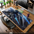 Gundam Mecha Battle Mouse Pad, Anime Gaming Desk Mat Padloom