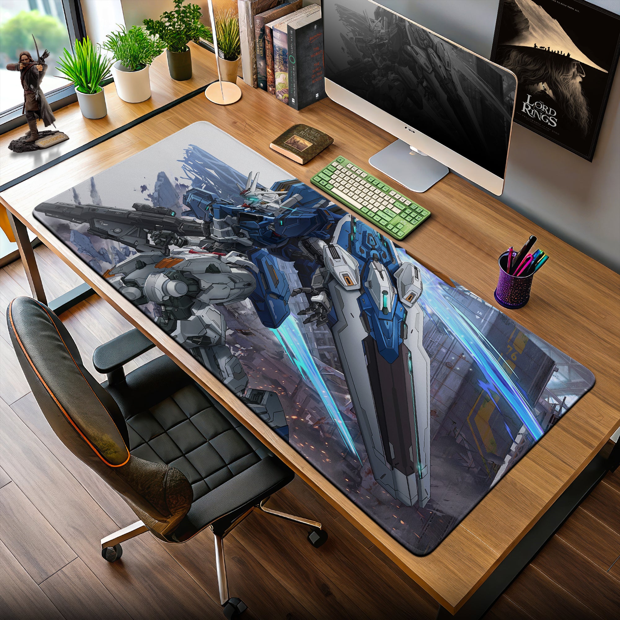 Gundam Mecha Strike Mouse Pad – Gaming Desk Mat