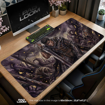 Guts Battleworn Mouse Pad - Berserk Desk Mat