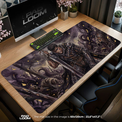 Guts Battleworn Mouse Pad - Berserk Desk Mat
