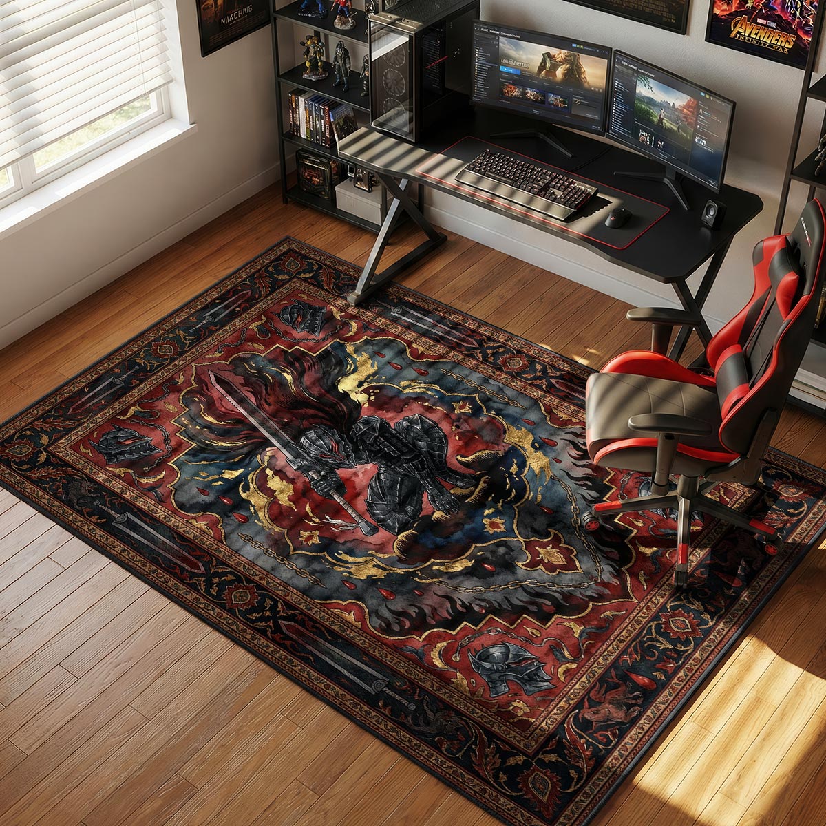 Guts Berserker Armor Rug - Berserk Chair Mat