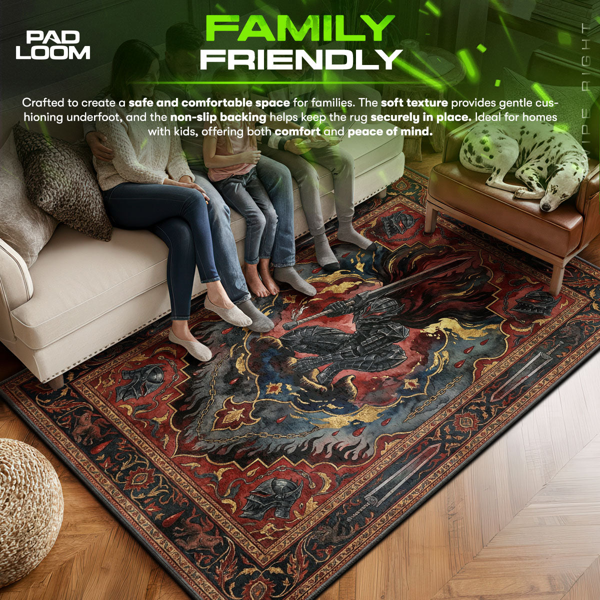 Guts Berserker Armor Rug - Berserk Chair Mat