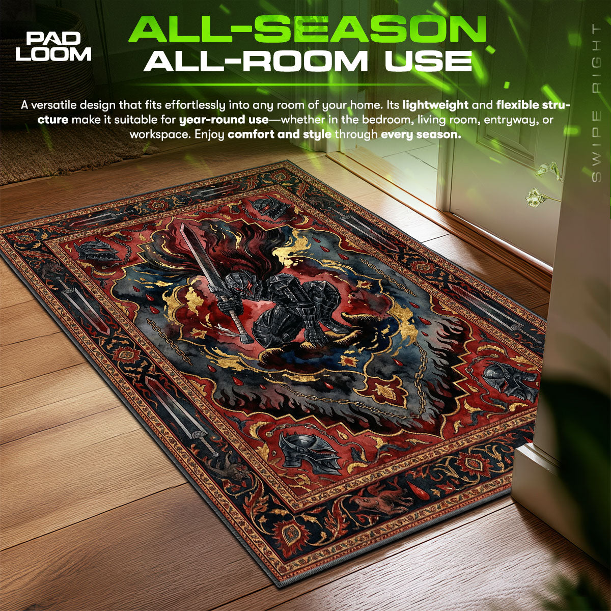 Guts Berserker Armor Rug - Berserk Chair Mat