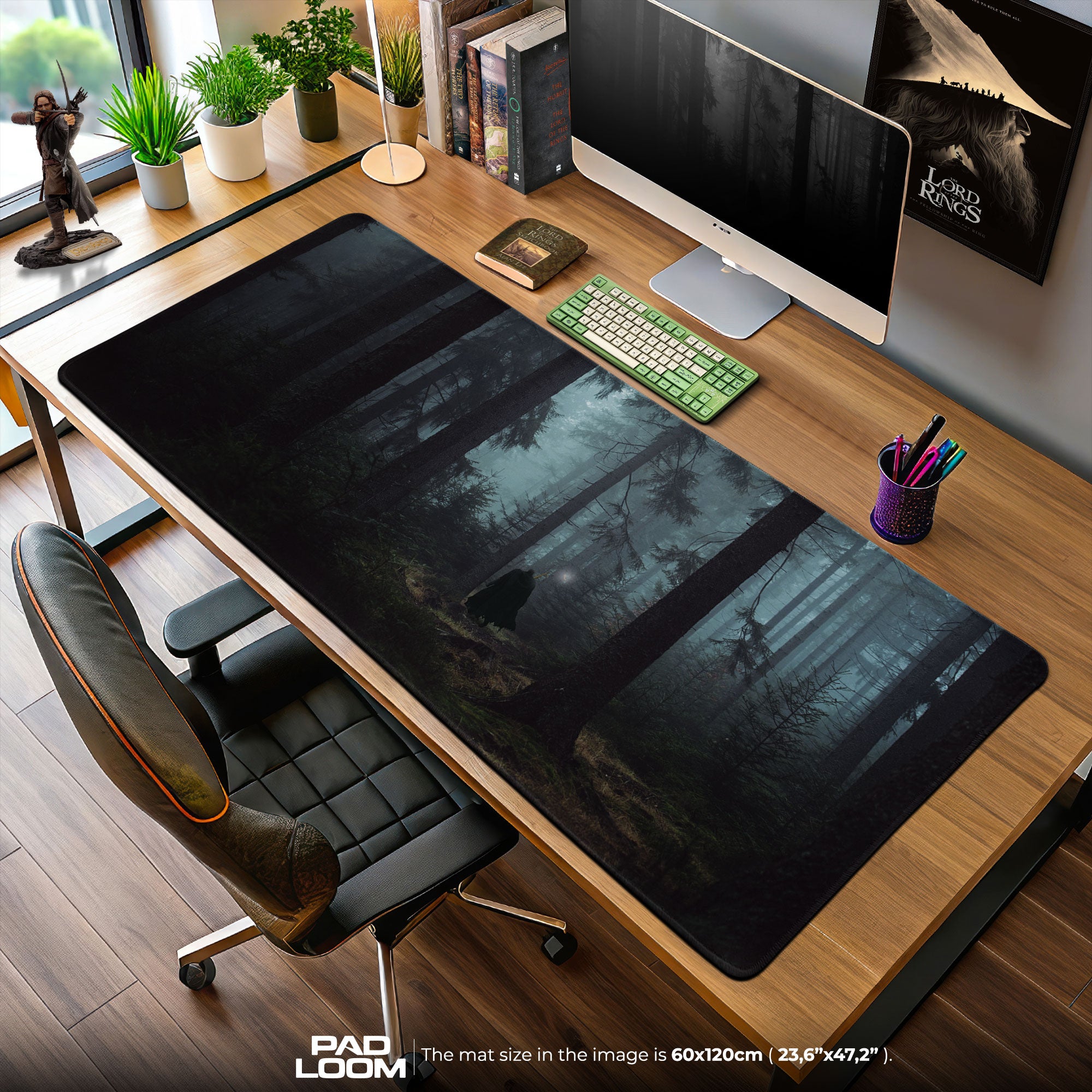 Guts Dark Forest Mouse Pad, Berserk Anime Desk Mat