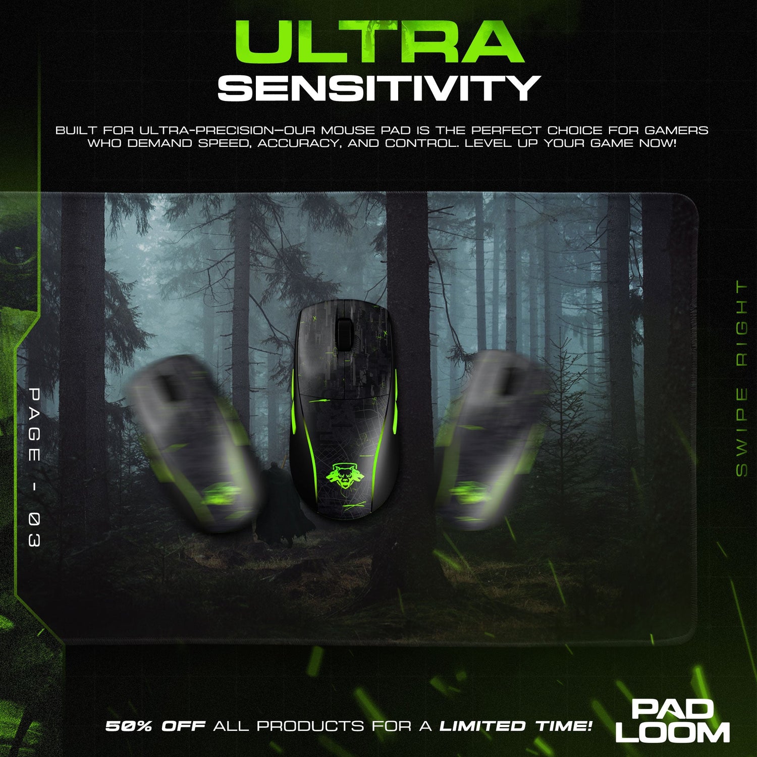 Guts Dark Forest Mouse Pad, Berserk Anime Desk Mat Padloom