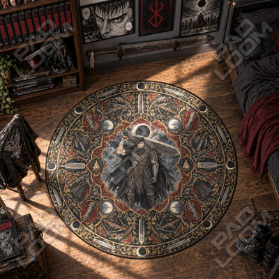Guts Eclipse Round Rug - Berserk Chair Mat