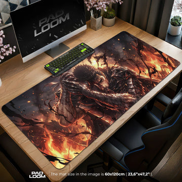 Guts Emberstrike Mouse Pad - Berserk Desk Mat