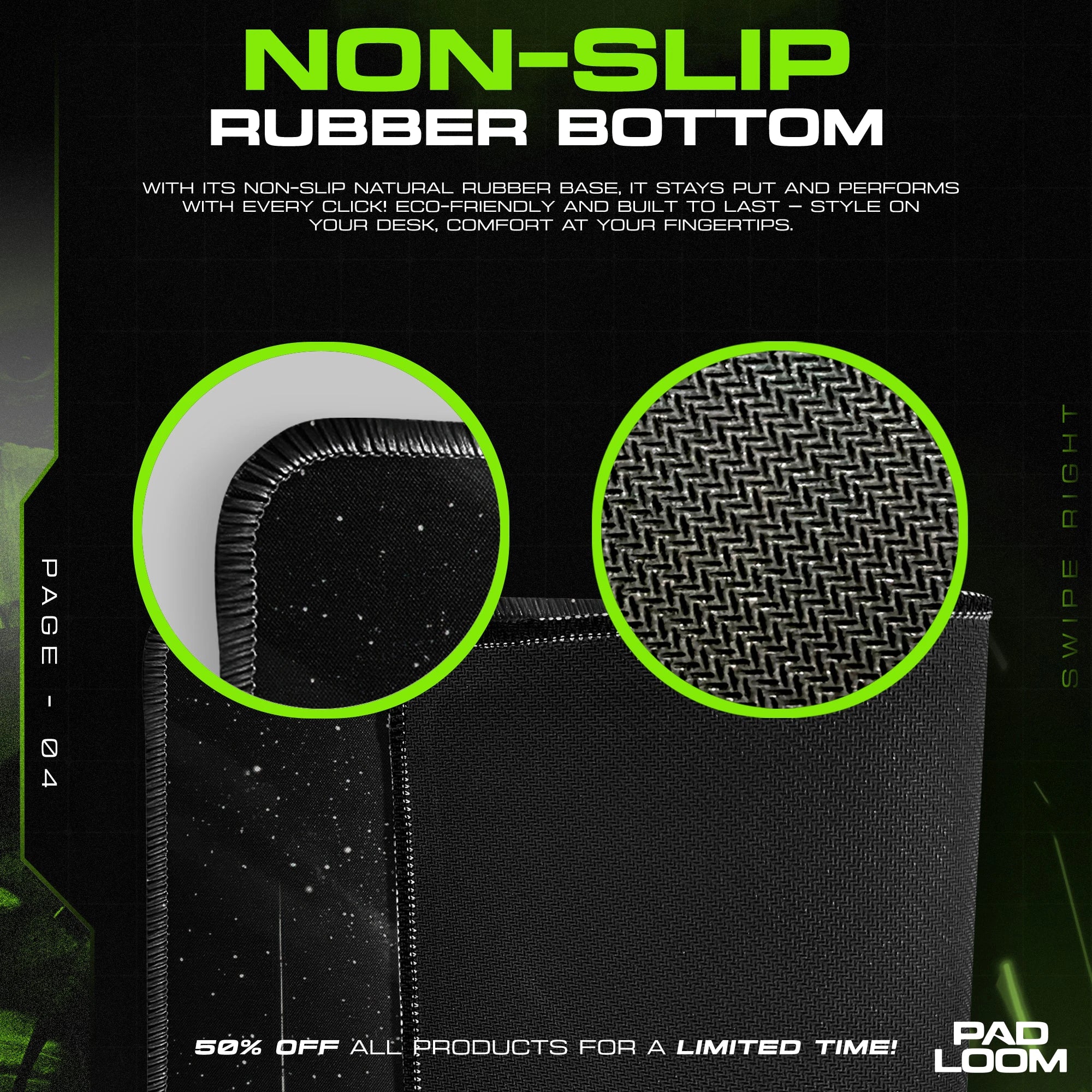 Guts Moonlit Bloom desk mat under keyboard and mouse setup