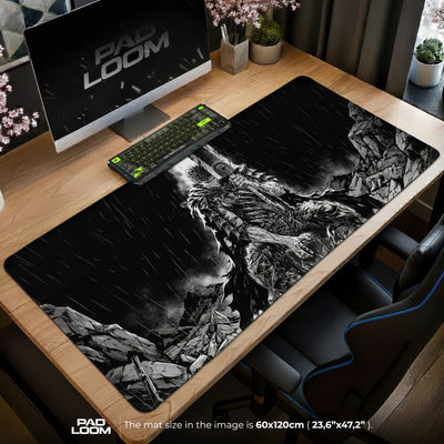 Guts Rainfall Vigil Mouse Pad - Berserk Desk Mat