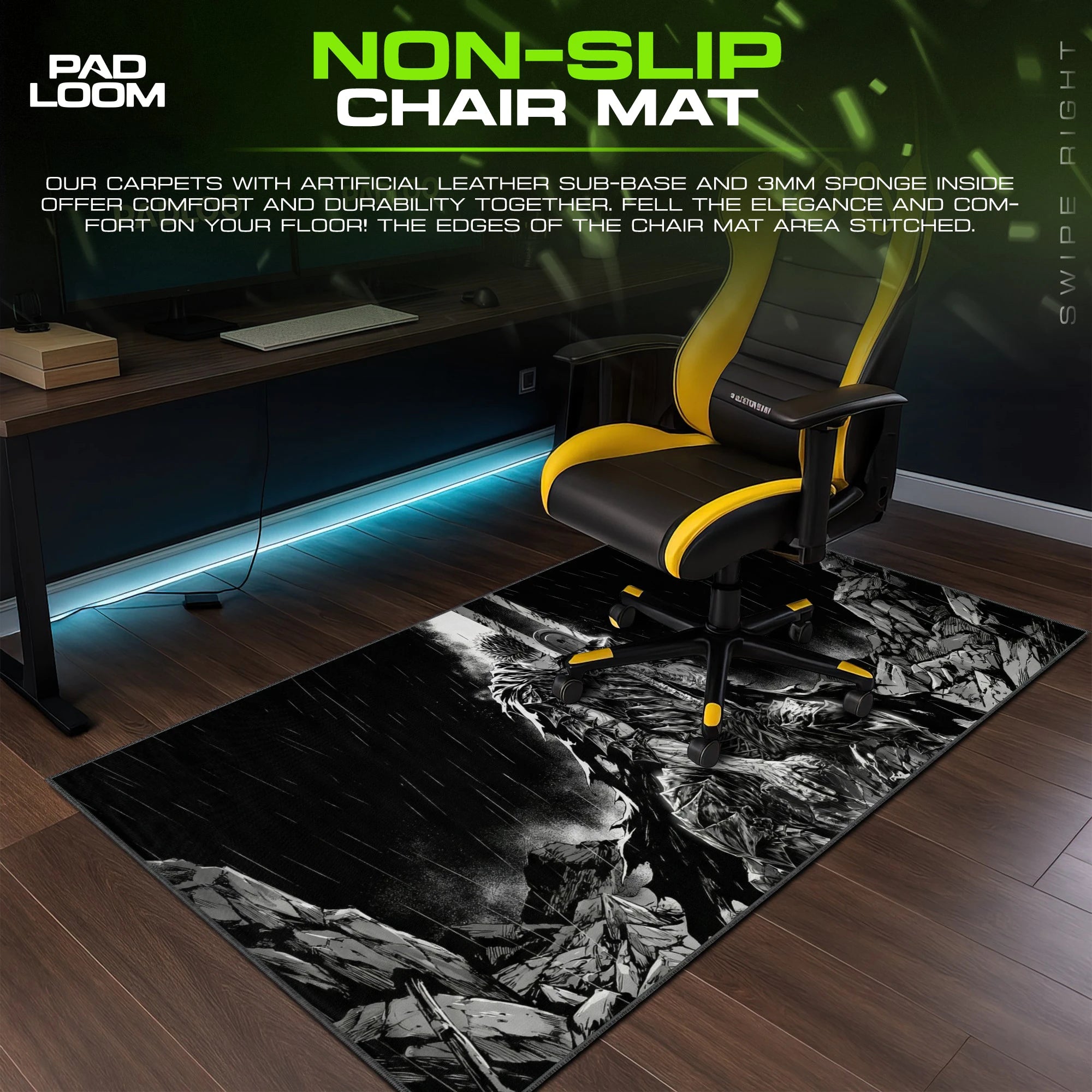 Guts Rainfall Vigil Mouse Pad - Berserk Desk Mat