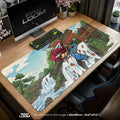 Gyarados Twin Falls Mouse Pad – gaming desk mat by Padloom
