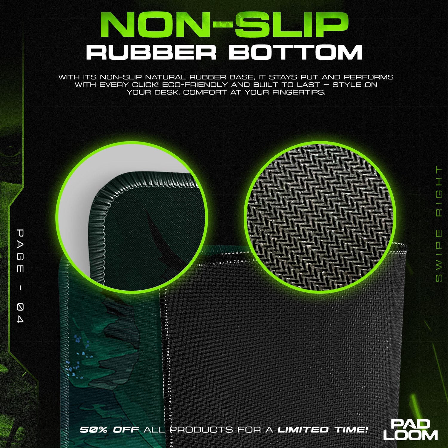 Hades Elysium Sanctuary Mouse Pad, Game Rogue-Like Gaming Desk Mat Padloom