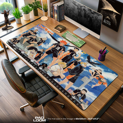 Haikyuu Karasuno Team Mouse Pad, Anime Desk Mat