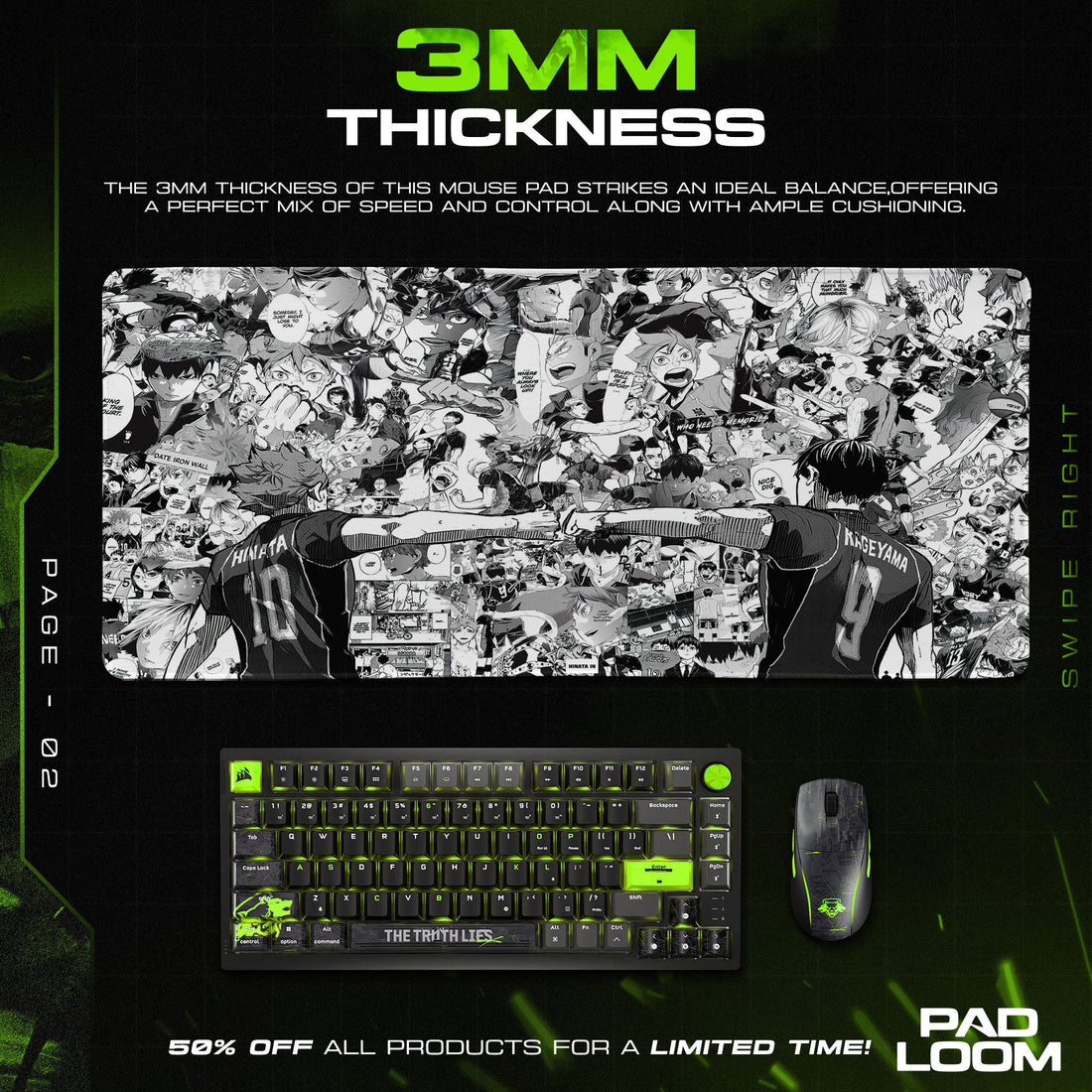 Hogwarts Crest Mouse Pad - Magical Desk Mat Padloom