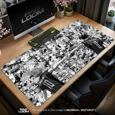Haikyuu Manga Panel Mouse Pad - Volleyball Anime Desk Mat