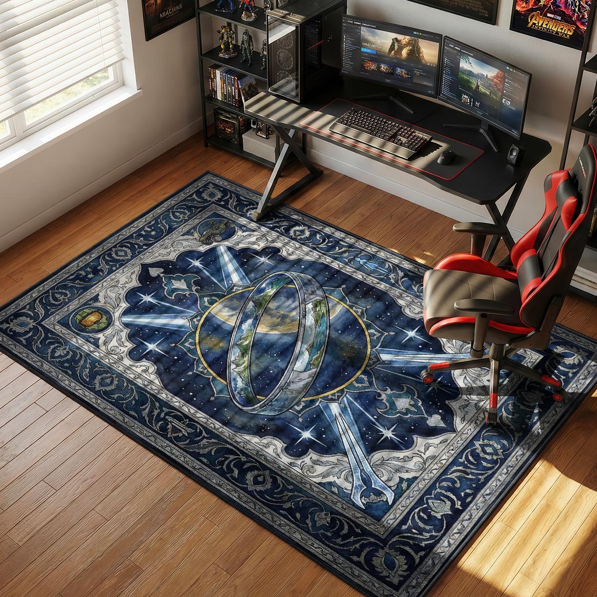 Halo Ring Cosmic Rug - Halo Chair Mat