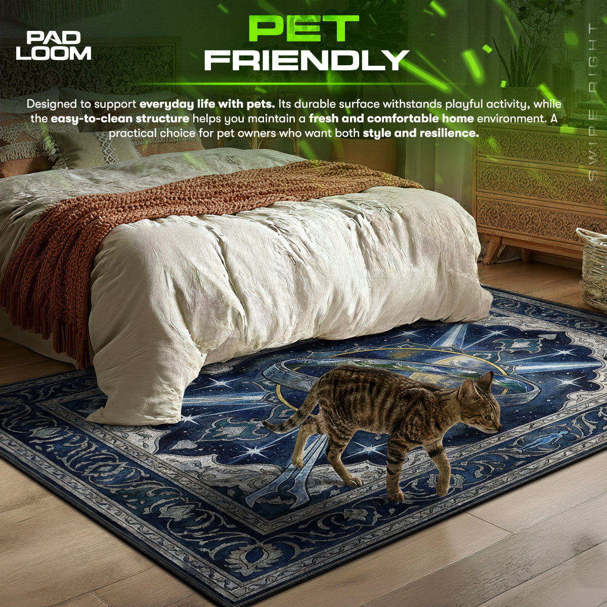 Halo Ring Cosmic Rug - Halo Chair Mat