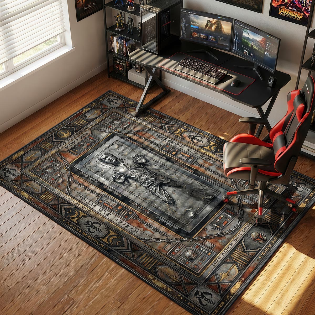 Han Solo Carbonite Star Wars Room rug — main product view