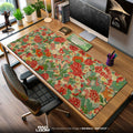 Hanami Garden Mouse Pad, Japanese Floral Gaming Desk Mat Padloom