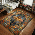 Harley-Davidson Motor Cycles Route 66 desert sunset hypebeast area rug