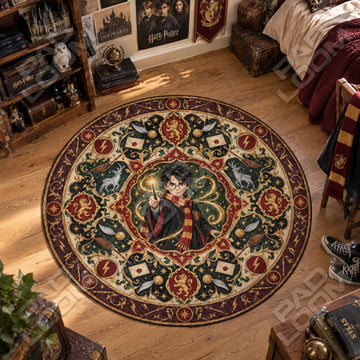 Harry Casting Round Rug - Harry Potter Chair Mat