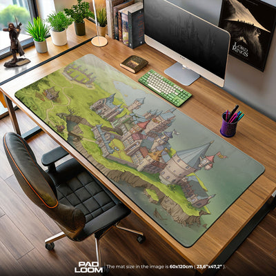 Harry Potter Hogwarts Castle Mouse Pad, Wizarding World Gaming Desk Mat
