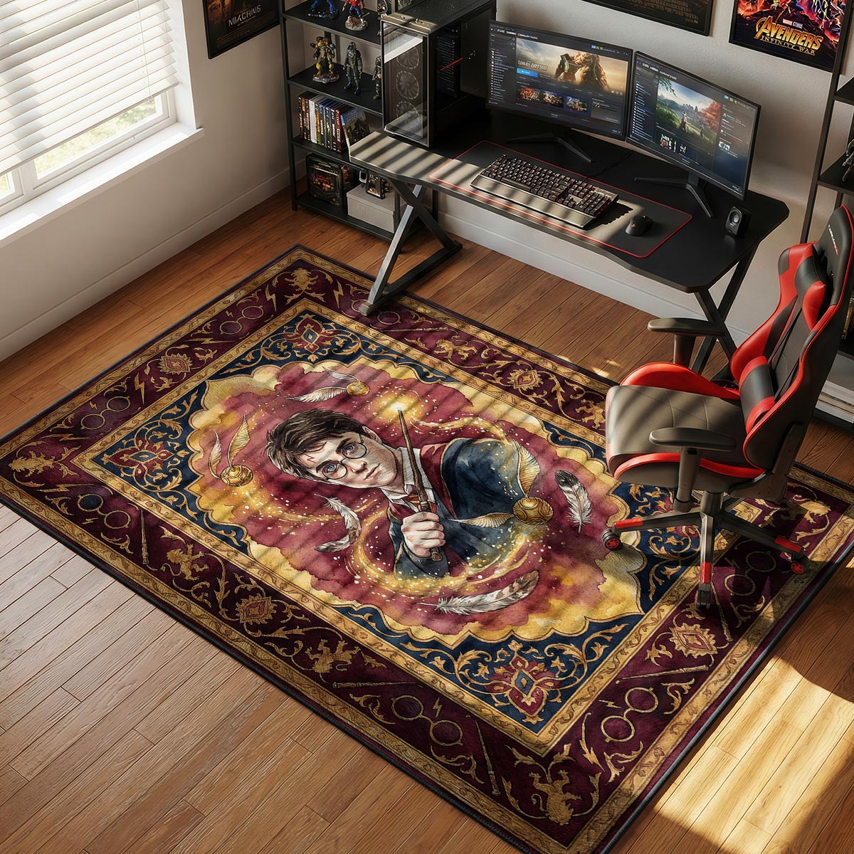 Harry Potter Magical Tapestry Harry Potter Room rug — main product view