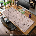 Harry Potter Mouse Pad, Magical Symbols Gaming Desk Mat Padloom